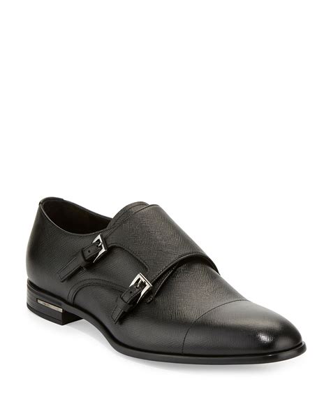 prada leather monk shoes|men's prada shoes clearance.